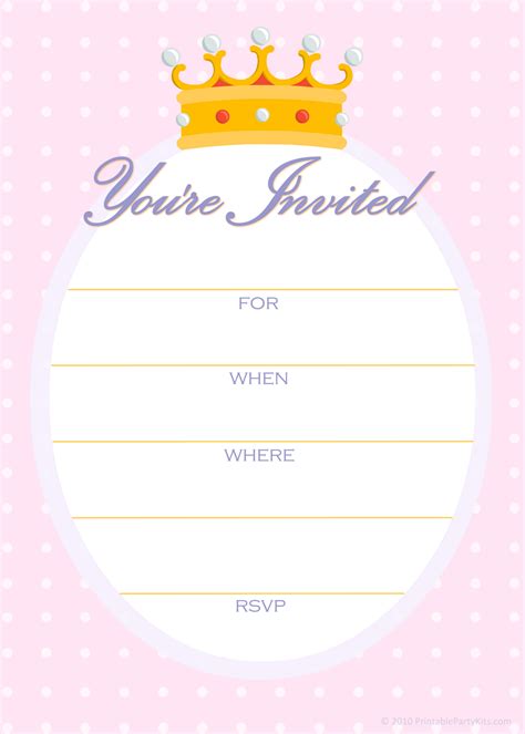 Printable Invitation Cards Free